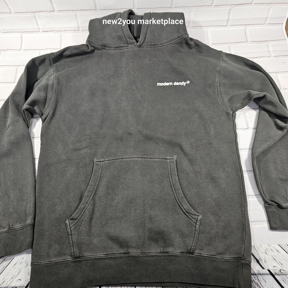 NWT Modern Dandy Men’s Hoodie black/ charcoal gray Size Medium